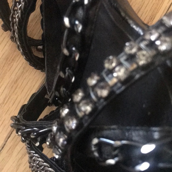 Black leather sandals - Picture 10 of 15